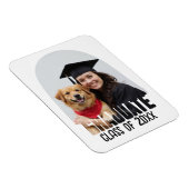 Geschenk für den benutzerdefinierten Foto-Graduate Magnet (Rechte Seite)