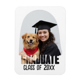 Geschenk für den benutzerdefinierten Foto-Graduate Magnet