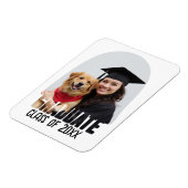 Geschenk für den benutzerdefinierten Foto-Graduate Magnet (Linke Seite)