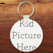 Kreisförmiger Schlüsselanhänger aus Metall, 5,08cm (Vorderseite)