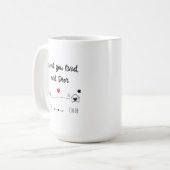 Geschenk für den besten Freund Ich wünschte, Sie l Kaffeetasse (Vorderseite Links)