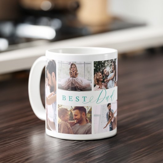 Geschenk für den besten Vater je Familie Foto Coll Kaffeetasse