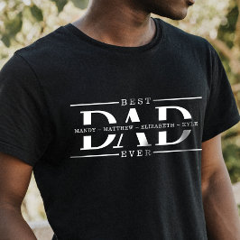 Geschenk für den besten Vater je minimale Personal T-Shirt