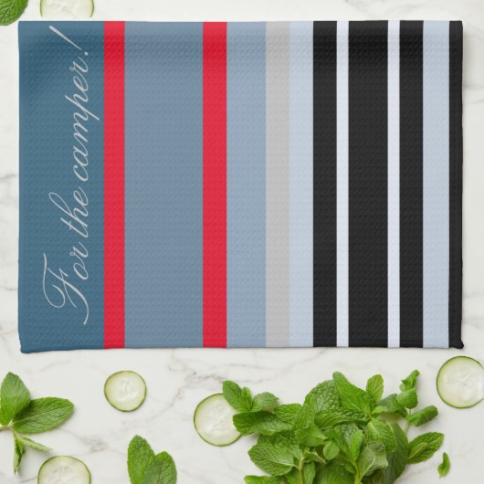 Geschenk für den Camper Geschirrtuch (Gefaltet)