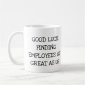 Geschenk für den Chef-Manager, der Abschied von ei Kaffeetasse (Links)