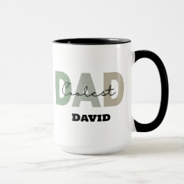 Geschenk für den Coolsten Vater Personalisierter N Tasse