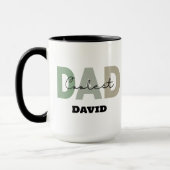 Geschenk für den Coolsten Vater Personalisierter N Tasse (Links)
