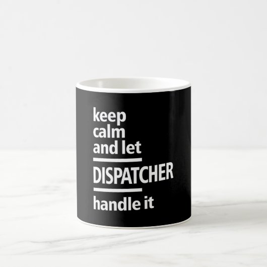 Geschenk für den Dispatcher-Job Kaffeetasse (Mittel)