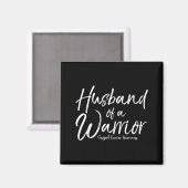 Geschenk für den Ehemann eines Kriegers der Ehefra Magnet (Vorderseite/Rückseite)