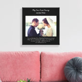 Geschenk für den Ehemann Leinwanddruck (Insitu (Wohnzimmer))