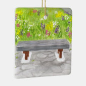 Geschenk für den Garten - Garten Banca del Gottard Keramikornament (Rechts)