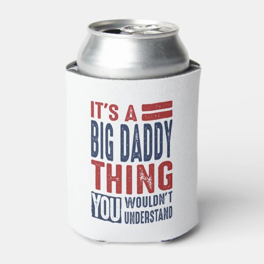 Geschenk für den Großen Daddy Dosenkühler (Kanne Vorderseite)