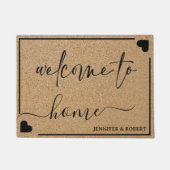 Geschenk für den Hausgebrauch | Hochzeitsgeschenk Fußmatte (Vorderseite)