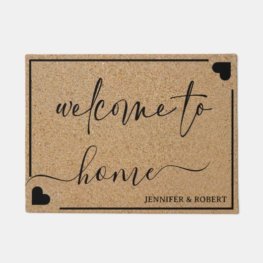 Geschenk für den Hausgebrauch | Hochzeitsgeschenk Fußmatte (Vorderseite)