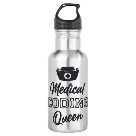 Geschenk für den ICD-Programmierer der Queen Edelstahlflasche (Vorderseite)