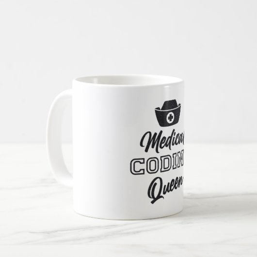 Geschenk für den ICD-Programmierer der Queen Kaffeetasse (Vorderseite Links)