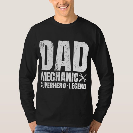 Geschenk für den mechanischen Vater von Tochter - T-Shirt (Vorderseite)