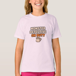 Geschenk für den Monster-Detektiv im Dienst - Süße T-Shirt