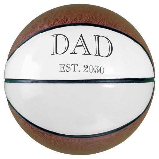 Geschenk für den neuen Vater Established Basketball (Vorderseite)