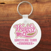 Geschenk für den niedlichen Wrestling Team Manager Schlüsselanhänger (Vorderseite)