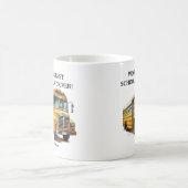 Geschenk für den personalisierten Schulbusfahrer Kaffeetasse (Mittel)