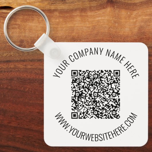 Geschenk für den QR-Schlüsselanhänger-Info-Text un Schlüsselanhänger (Vorderseite)