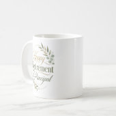 Geschenk für den Ruhestand des Direktors Kaffeetasse (Vorderseite Links)