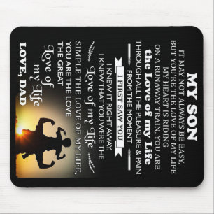 Geschenk für den Sohn   Bestes Geschenk für Kinder Mousepad