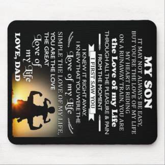 Geschenk für den Sohn | Bestes Geschenk für Kinder Mousepad