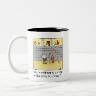 Geschenk für den Spaß der Gesundheitssicherheit Ta Zweifarbige Tasse