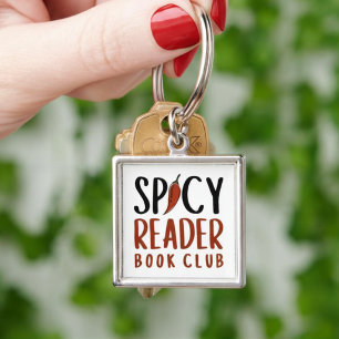 Geschenk für den Spicy Reader Book Club mit Chili- Schlüsselanhänger
