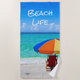 Geschenk für den Tropical Beach Client für ein hor Strandtuch