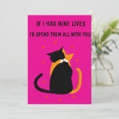 Geschenk für den Valentinstag Einladung (Stehend Vorderseite)