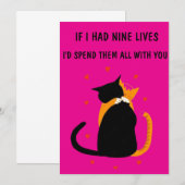 Geschenk für den Valentinstag Einladung (Vorne/Hinten)
