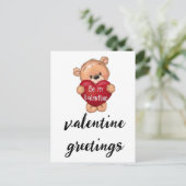 Geschenk für den Valentinstag Postkarte (Stehend Vorderseite)