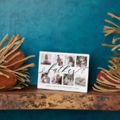 Geschenk für den Vater | Foto-Collage des Vaters Fotoplatte (Seite)