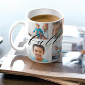 Geschenk für den Vater | Foto-Collage des Vaters Kaffeetasse
