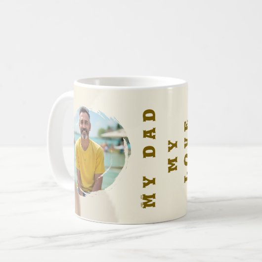 Geschenk für den Vater Kaffeetasse (Vorderseite Links)