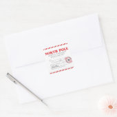 Geschenk für den Versand von Gütezeichen für den N Quadratischer Aufkleber (Umschlag)