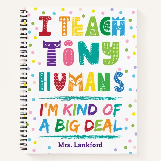 Geschenk für den Vorschullehrer Notizblock (Vorderseite)