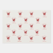 Geschenk für Dessous mit Dessous Geschenkpapier Set (Vorderseite)