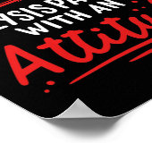 Geschenk für Dialysepatienten Warrior Poster (Ecke)