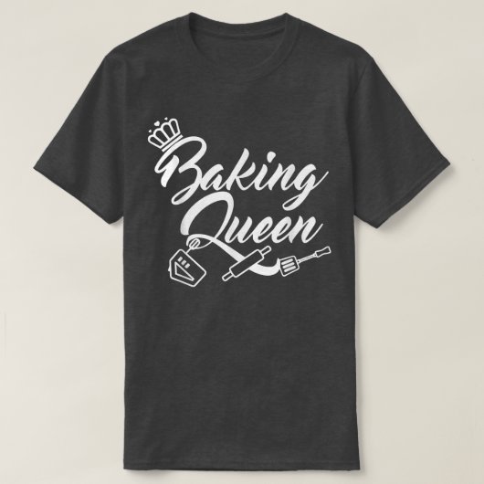 Geschenk für die Bäckerei-Backkönigin T-Shirt (Design vorne)