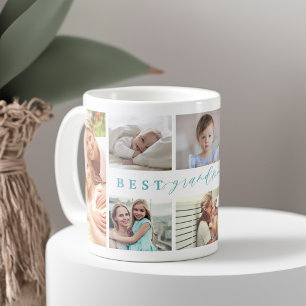 Geschenk für die beste Foto-Collage der Oma-Famili Kaffeetasse