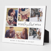 Geschenk für die beste Foto-Collage für Hunde-Vate Fotoplatte (Seite)