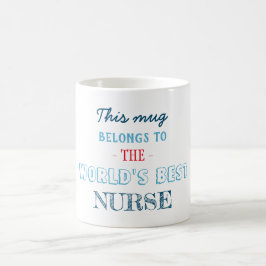 Geschenk für die beste Krankenschwester Kaffeetasse