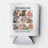 Geschenk für die beste Mama je FotoCollage Dosenkühler (Vorderseite)