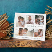 Geschenk für die beste Mama je FotoCollage Fotoplatte (Seite)