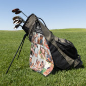 Geschenk für die beste Mama je FotoCollage Golfhandtuch (Gras)