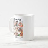 Geschenk für die beste Mama je FotoCollage Kaffeetasse (Vorderseite Links)
